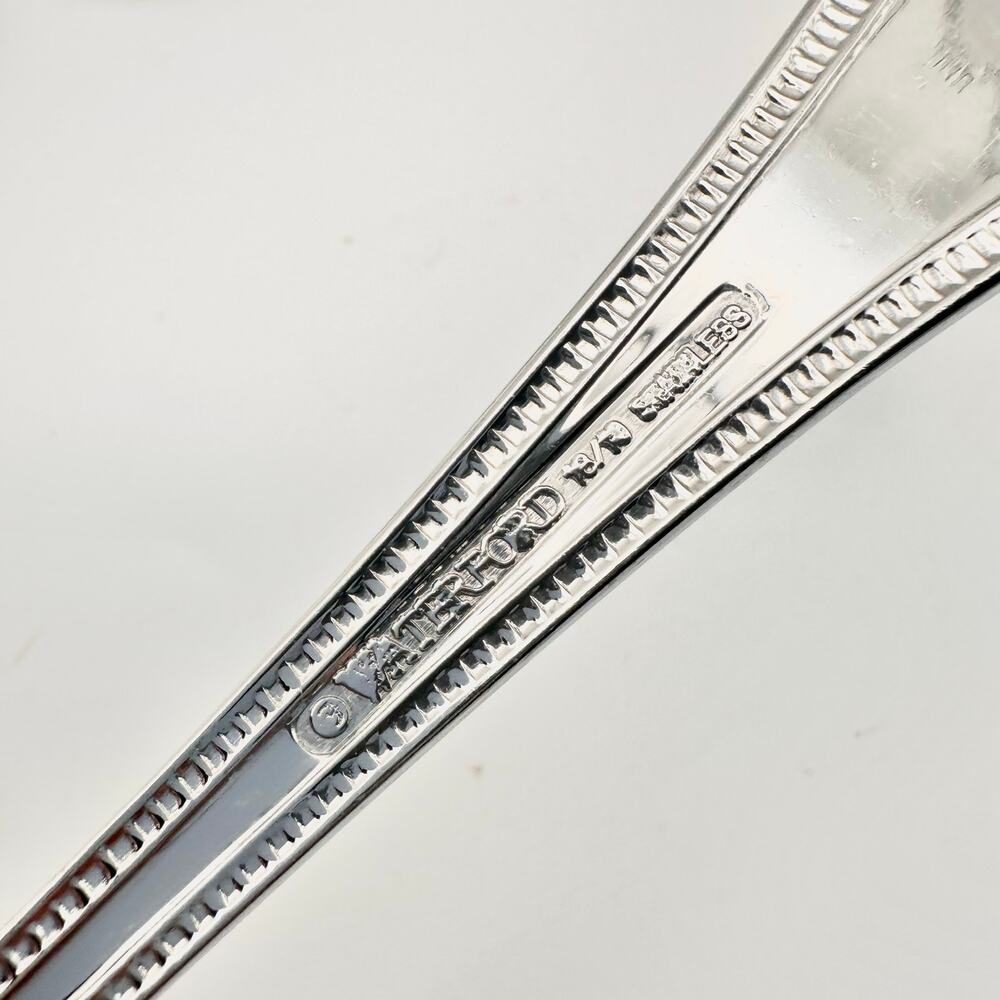 Waterford Somerset 18/10 Stainless Glossy 8 Oval Soup Spoon Replacement Flatware - Picture 4 of 4